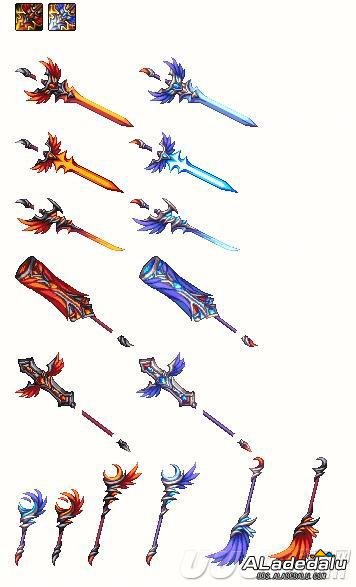 DNF普雷武器外观以及属性 黑天系列武器怎么样