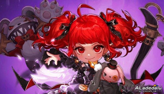 点击图片翻页 喜怒无常的暗黑萝莉 DNF小魔女职业背景是什么