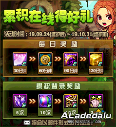 地下城&勇士9.24累积在线得好礼介绍 +8增幅券等你获取